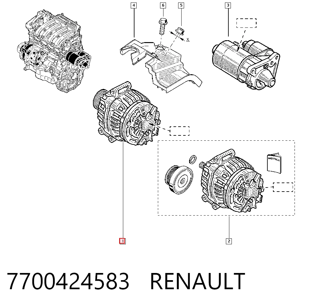 Генератор автомобільний VALEO 2541979