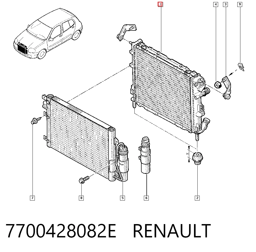 Радіатор основний Breckner BK50002 ціна, від 38.20 USD