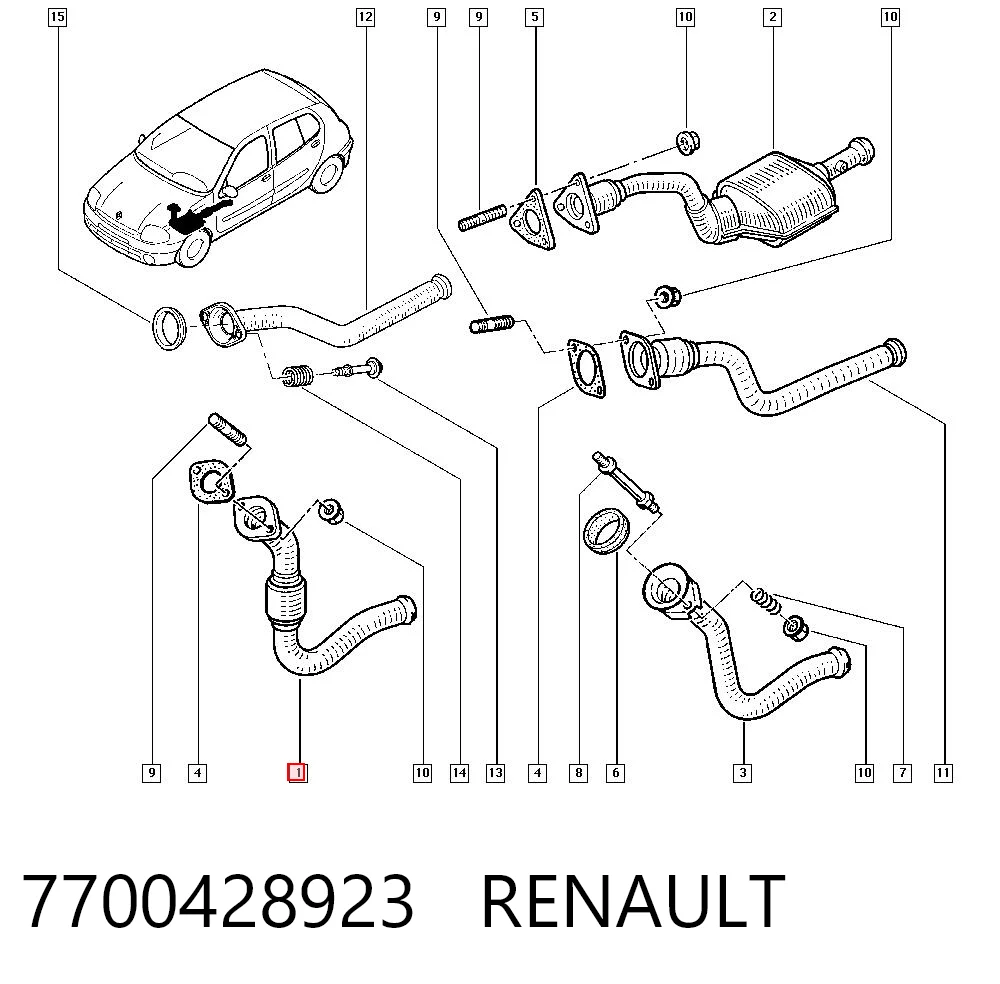 Труба приймальна (штани) глушника, передня Polmostrow FP6010G12 ціна, від 49.71 USD