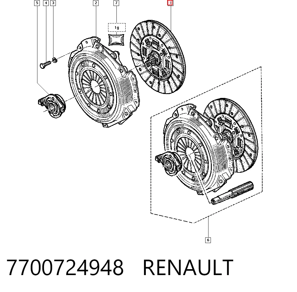 Диск зчеплення 46467810 Fiat/Alfa/Lancia