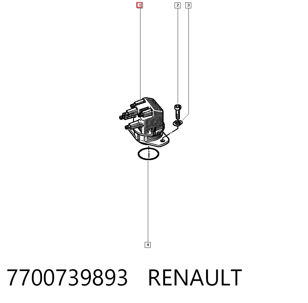 Купити Кришка трамблеру Renault 25  B29