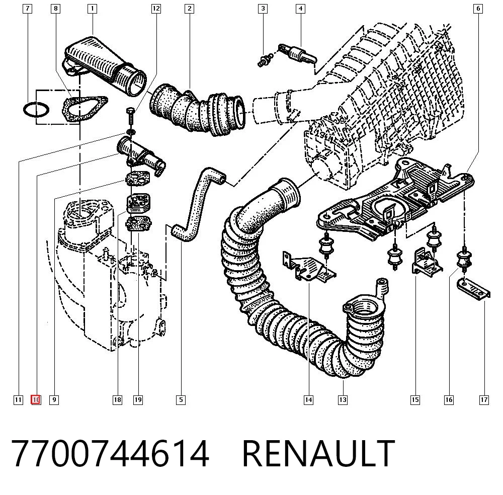 7700744614 Renault (RVI) РХХ