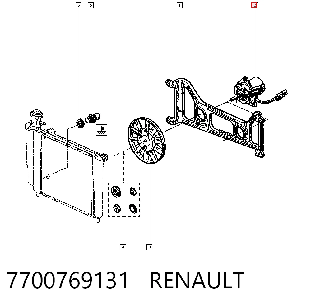 Двигун вентилятора системи охолодження Polcar 600623U1 ціна, від 26.76 USD