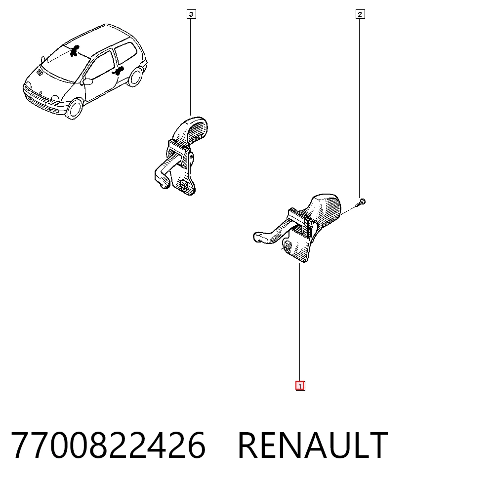 Ручка передньої двері зовнішня права Polcar 6003Z42 ціна, від 5.86 USD