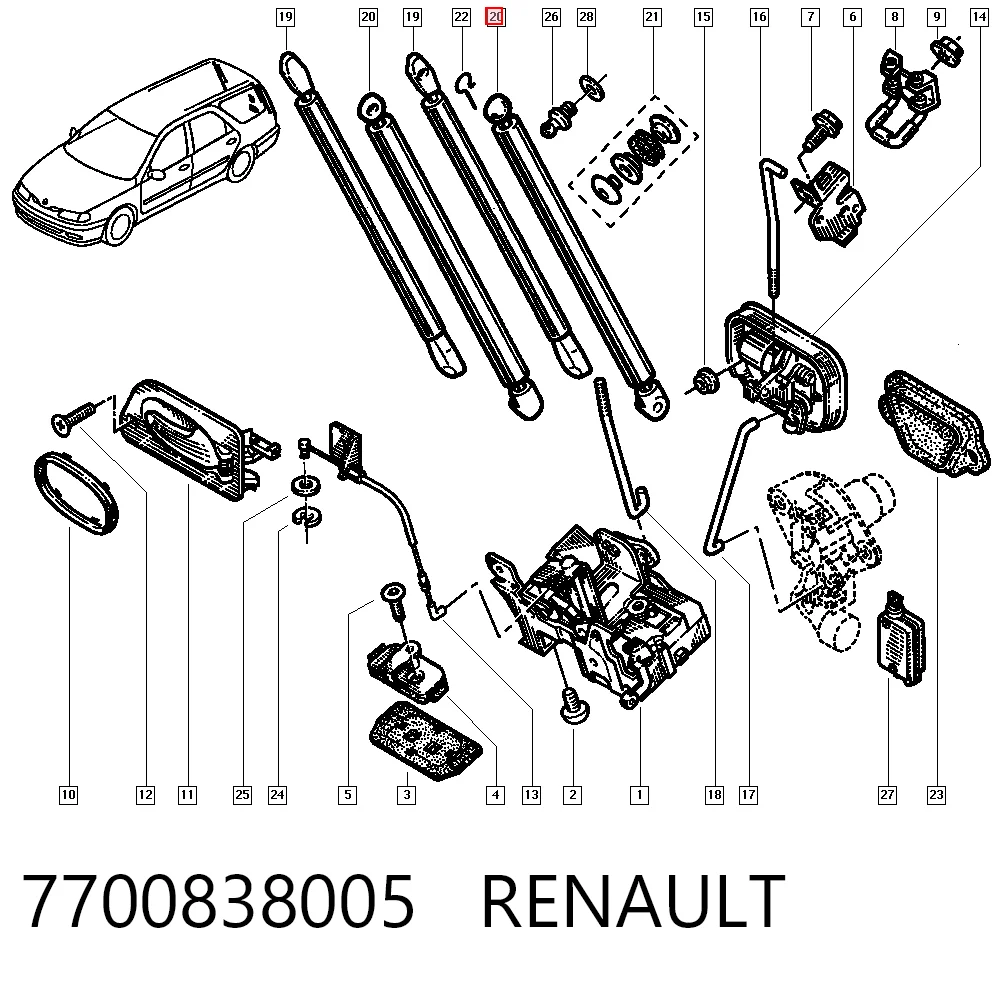 Купити 430719037800 Magneti Marelli Амортизатор двері багажника