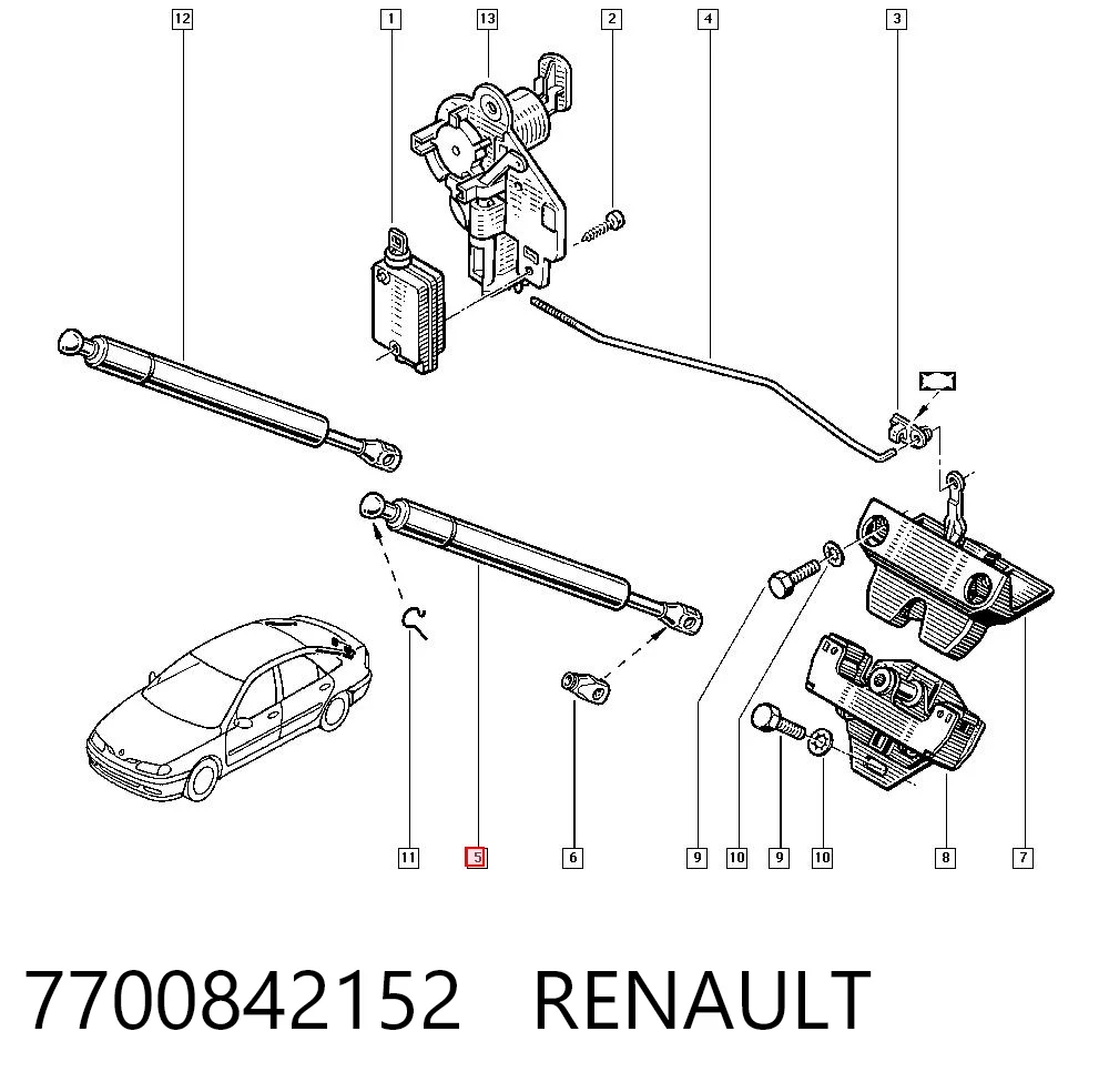 Купити 430719054300 Magneti Marelli Амортизатор двері багажника
