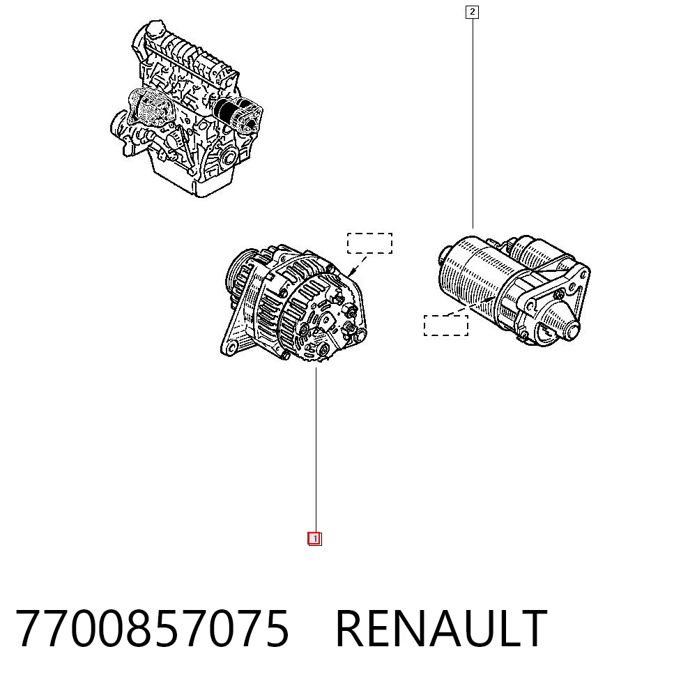 CA896IR Jurid/Bendix Авто генератор