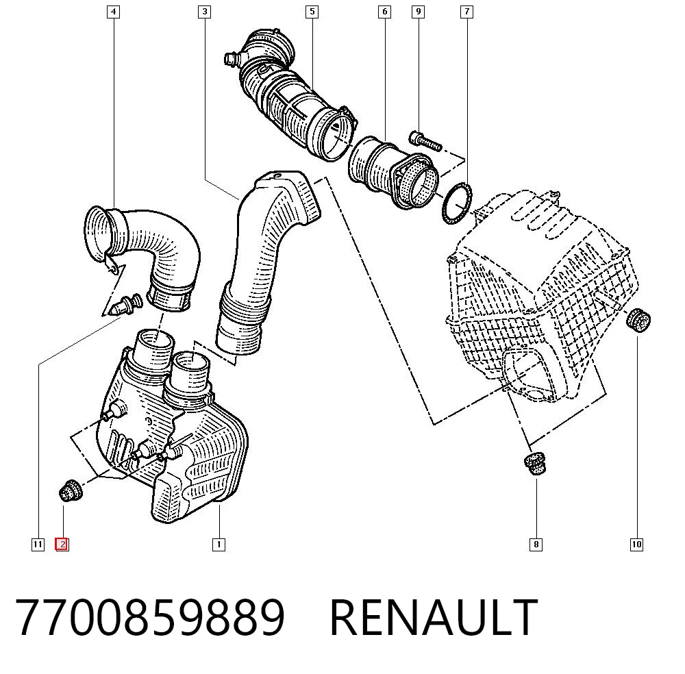 7700859889 Renault (RVI)