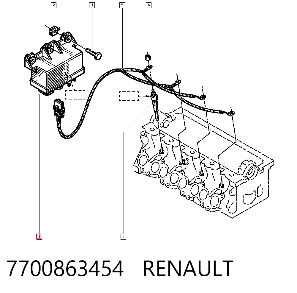 Реле управління Renault Clio I хетчбек (BC57, 5357) (1990 - 1998) ціна, від 12.71 USD