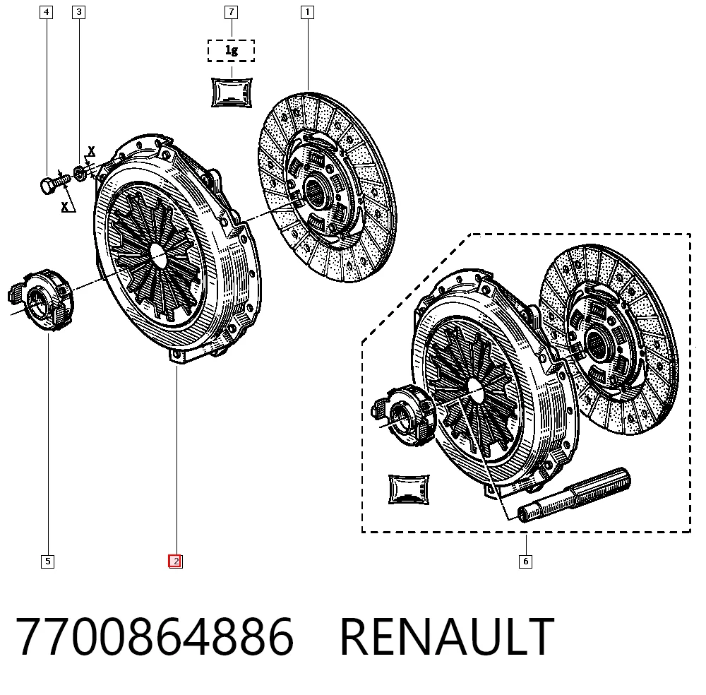 Пелюстковий кошик зчеплення Mitsubishi MB937353 ціна, від 26.52 USD
