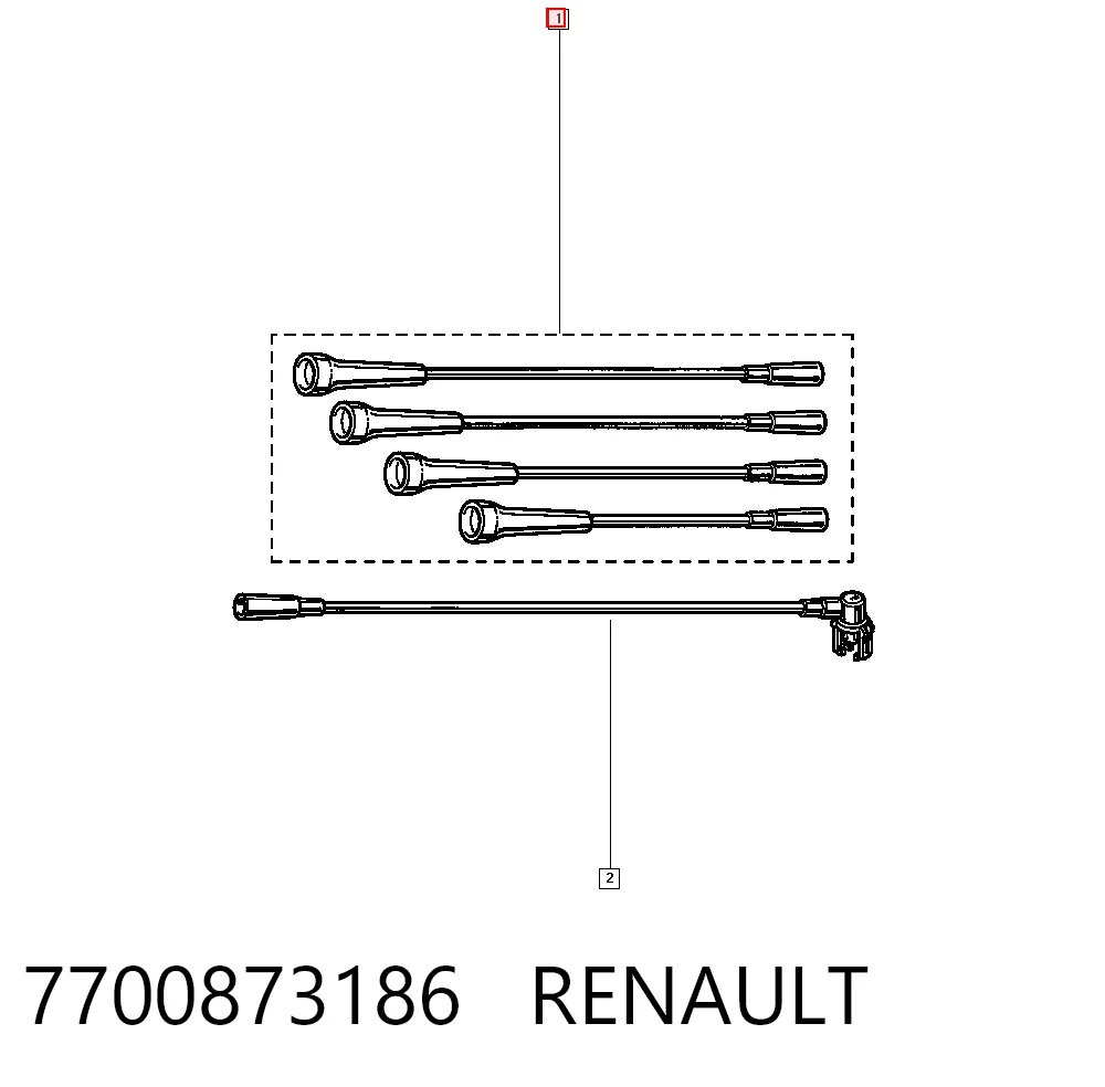  Високовольтні дроти Renault Trafic 1