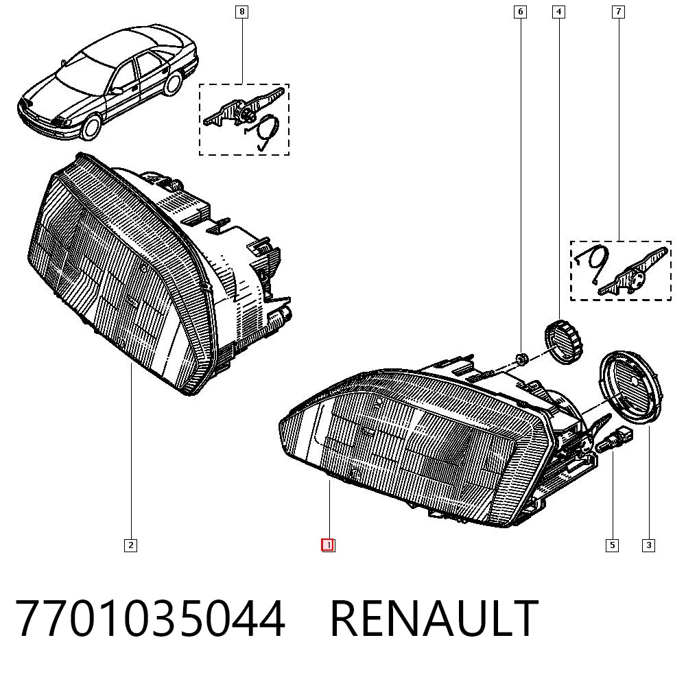 7701035044 Renault (RVI)