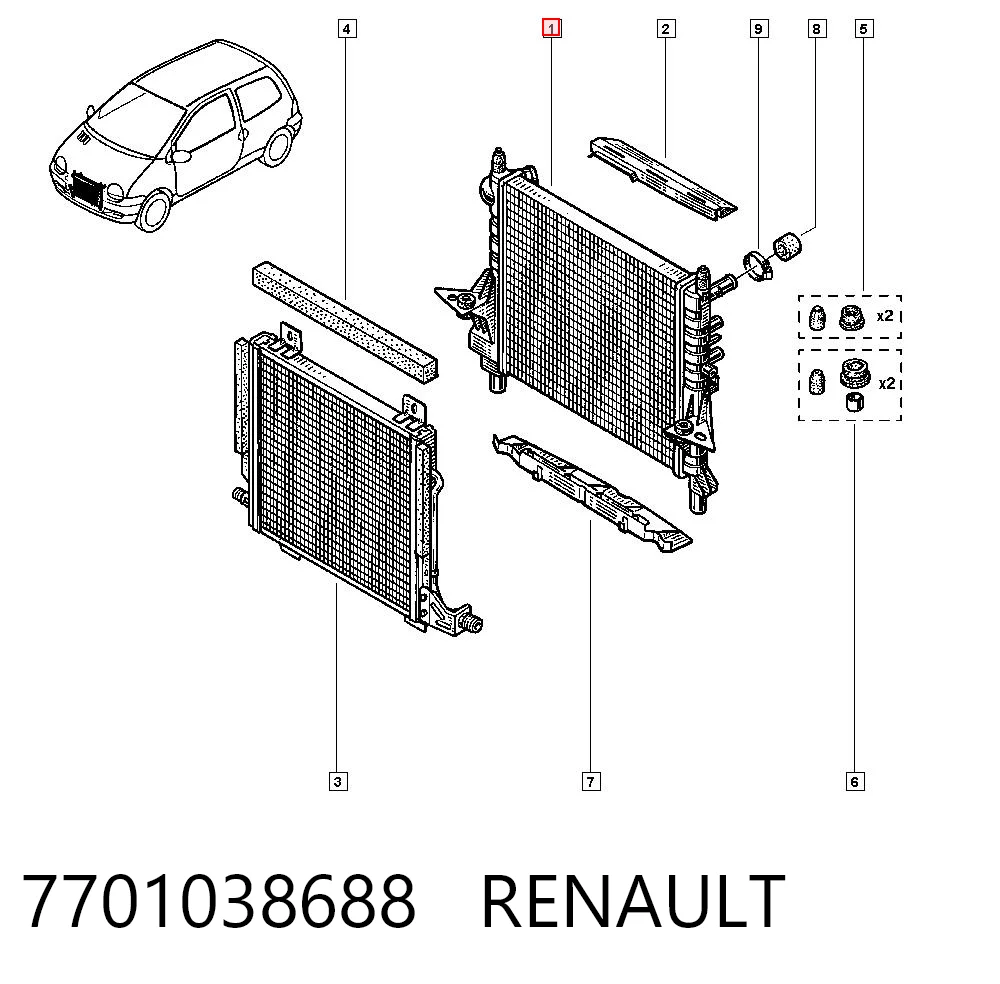 7701038688 Renault (RVI)