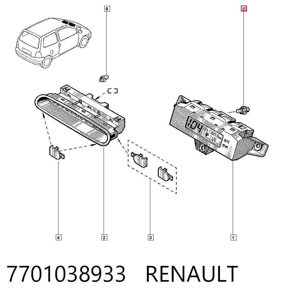 2098417 Opel Лампи контрольні (Ліхтарі контрольних ламп)