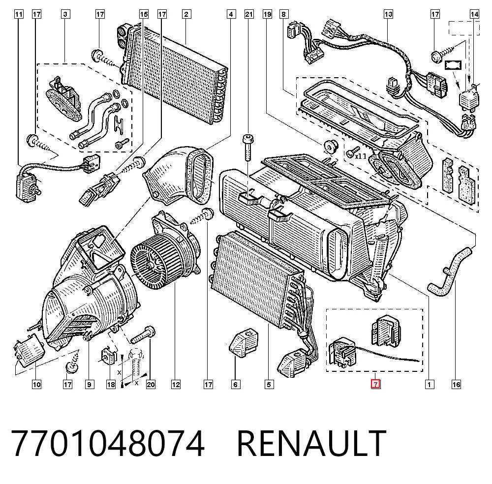 7701048074 Renault (RVI)