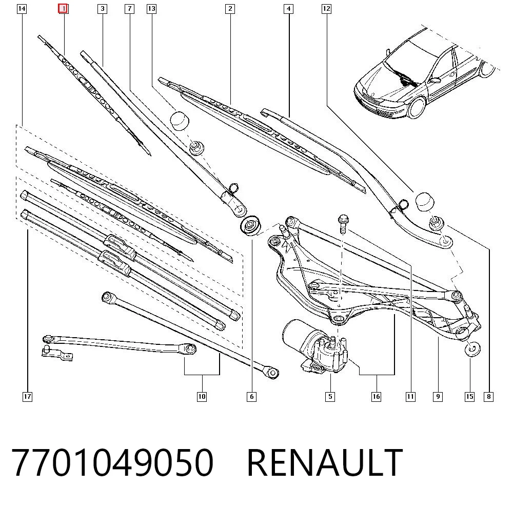 7701049050 Renault (RVI)