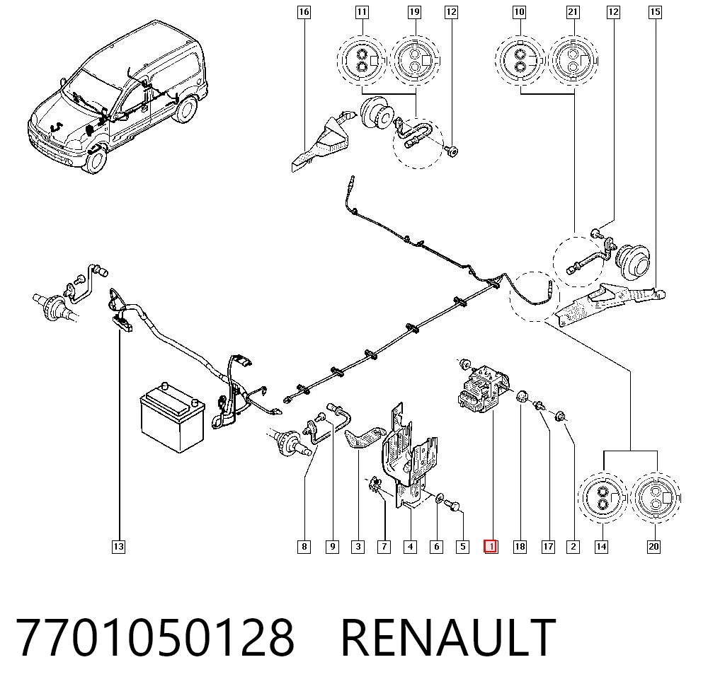 7701050128 Renault (RVI)