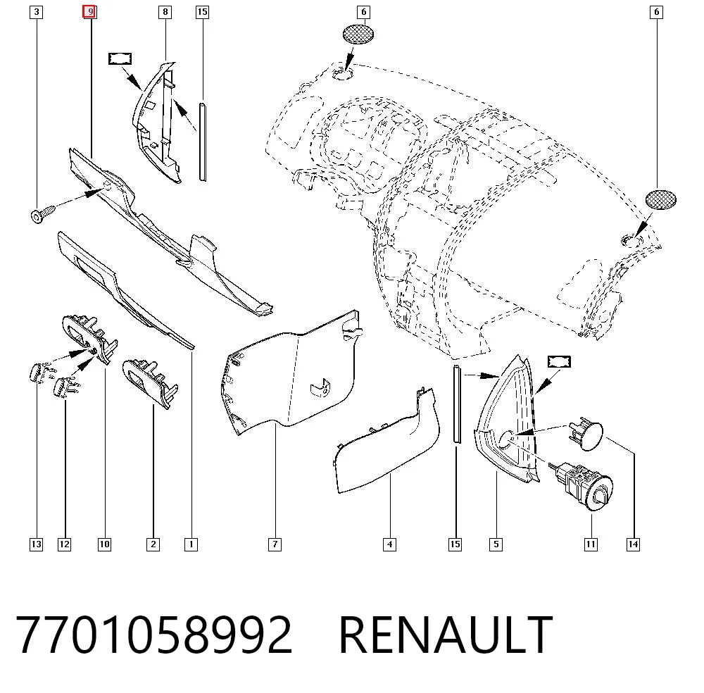 7701058992 Renault (RVI)