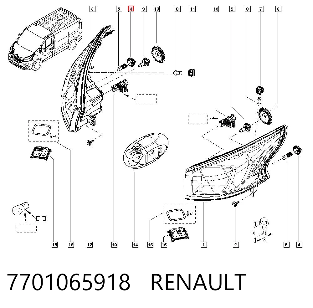 7701065918 Renault (RVI)