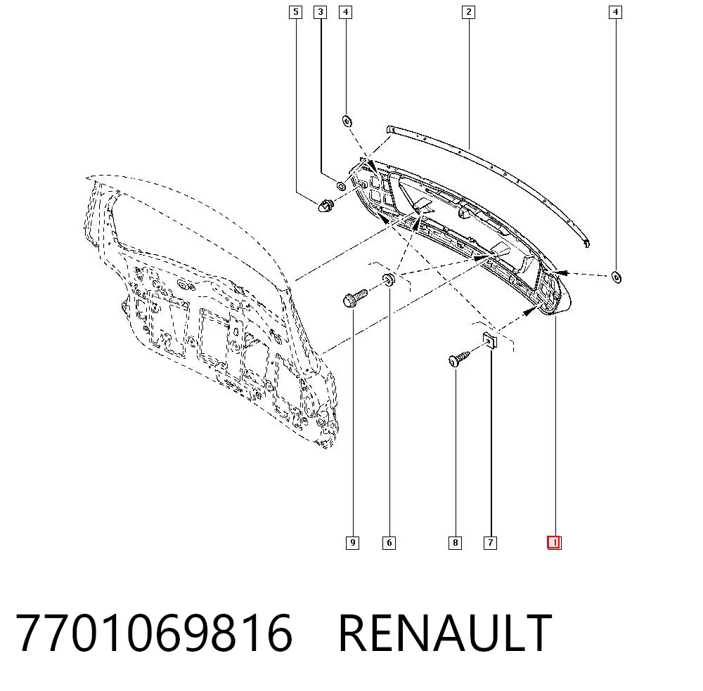 7701069816 Renault (RVI)