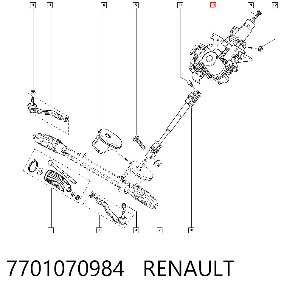 A4159000600 Mercedes Колонка рульового управління