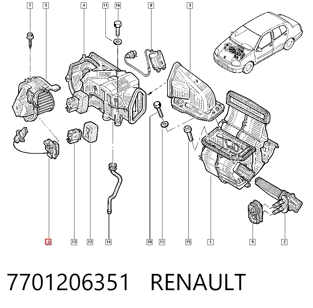 6017KST1 Polcar Регулятор оборотів пічки