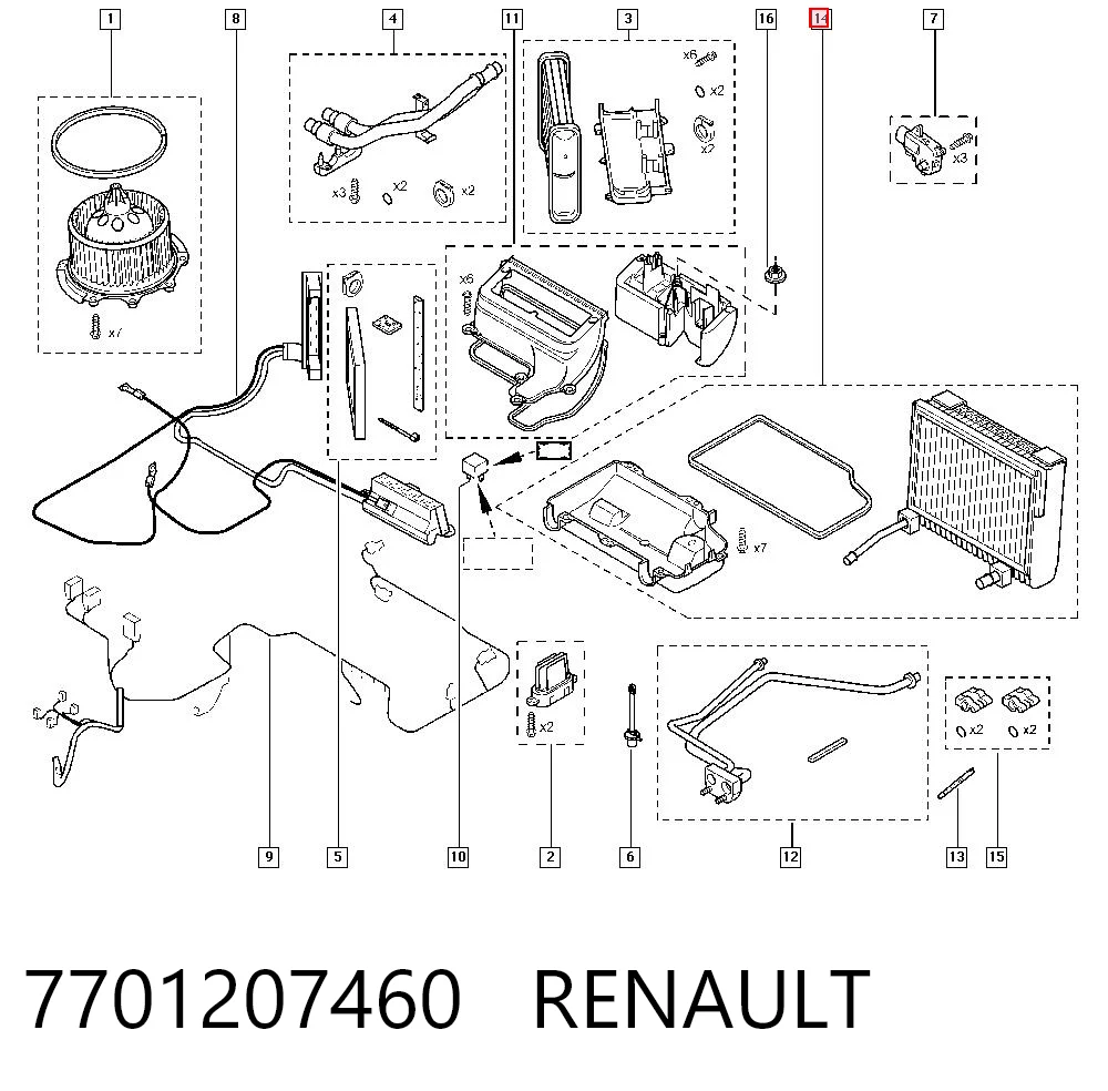 7701207460 Renault (RVI)
