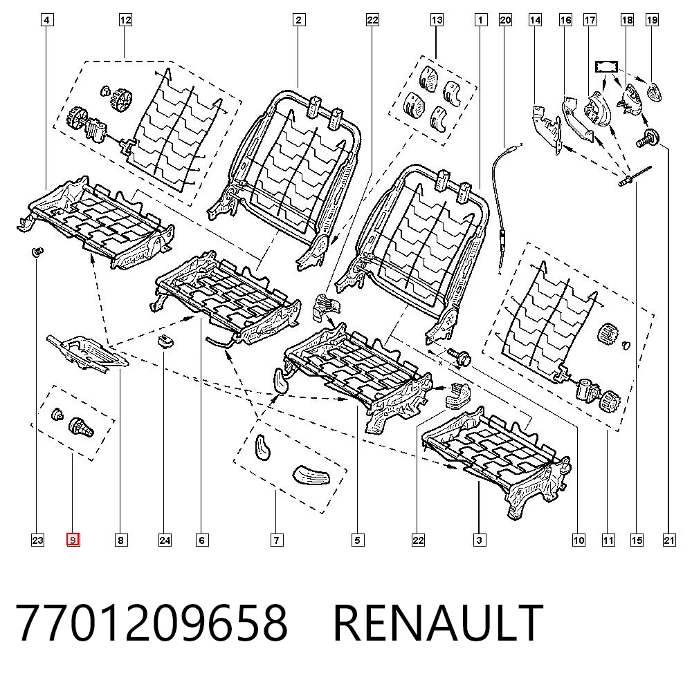 7701209658 Renault (RVI) 