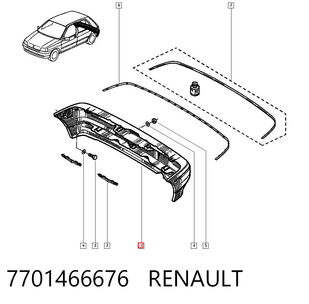 7701466676 Renault (RVI)