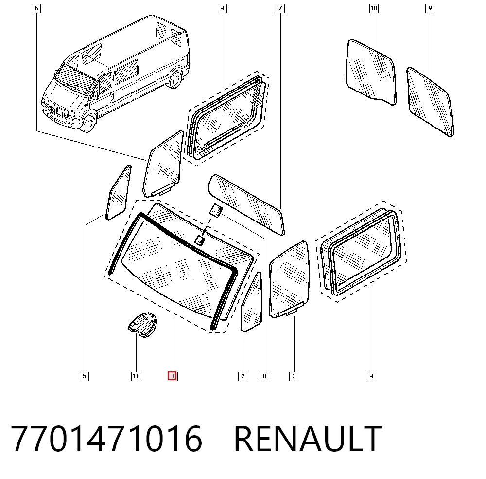 7701471016 Renault (RVI)