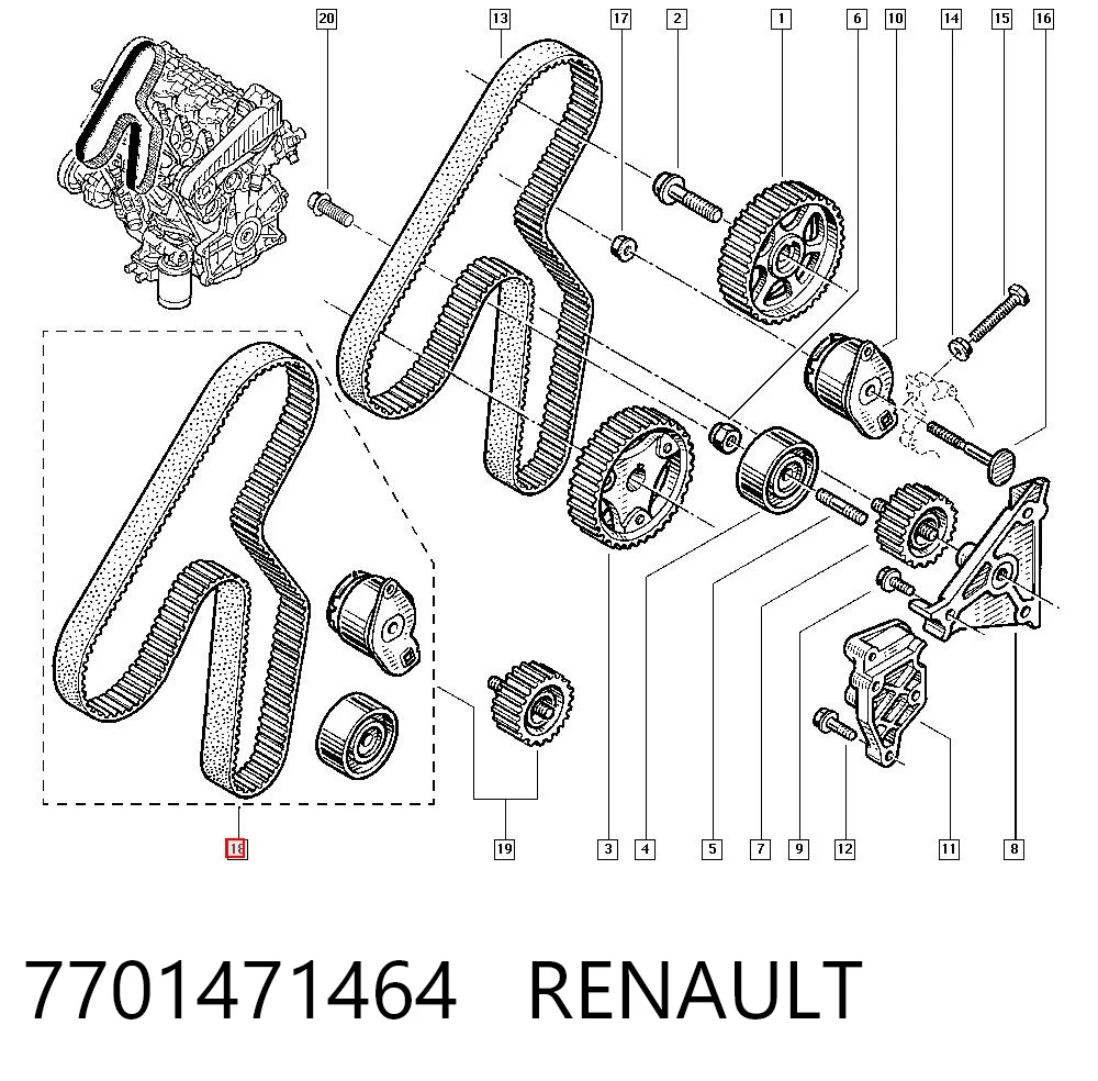 7701471464 Renault (RVI)