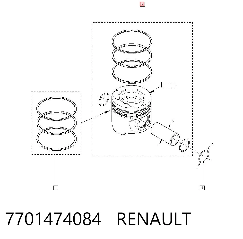 7701474084 Renault (RVI)