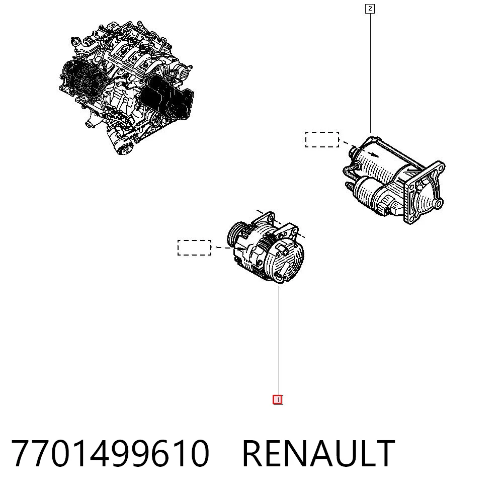 Генератор Jurid/Bendix CA896IR ціна, від 38.01 USD