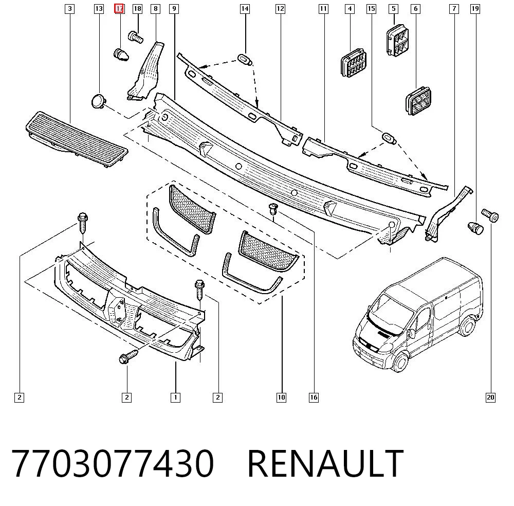 Пістон (кліп) кріплення обшивки дверей Starklips 0288 ціна, від 0.42 USD