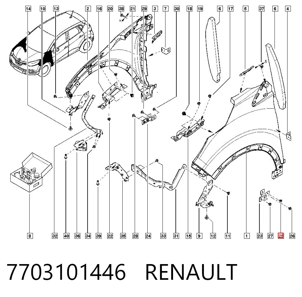 7703101446 Renault (RVI) 