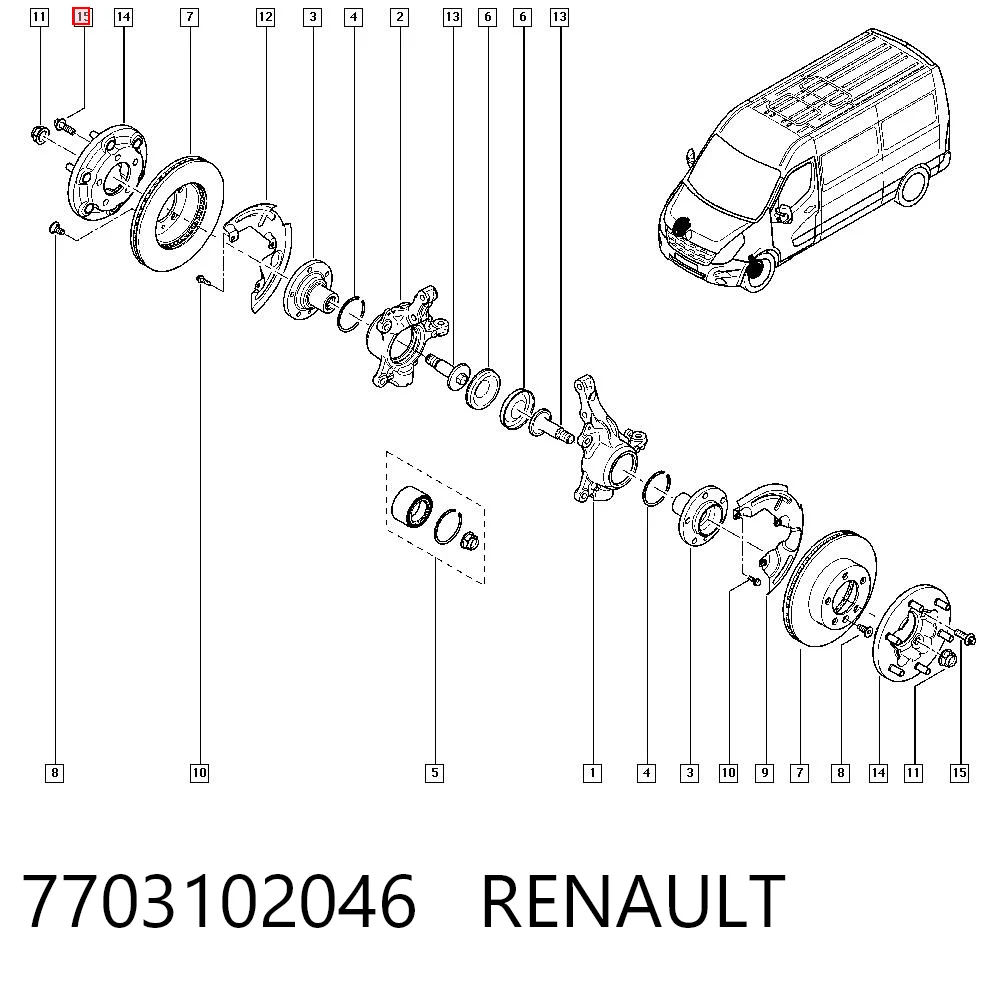 7703102046 Renault (RVI)