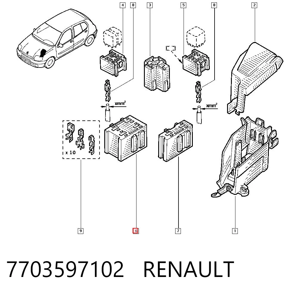 7703597102 Renault (RVI)
