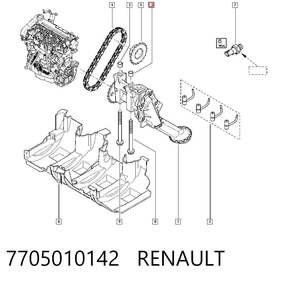 7705010142 Renault (RVI)