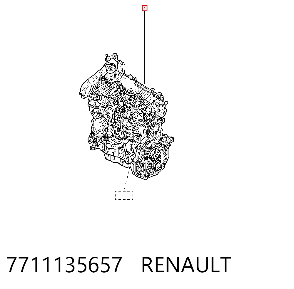 Мотор в зборі на Renault Kangoo I KC0, KC1