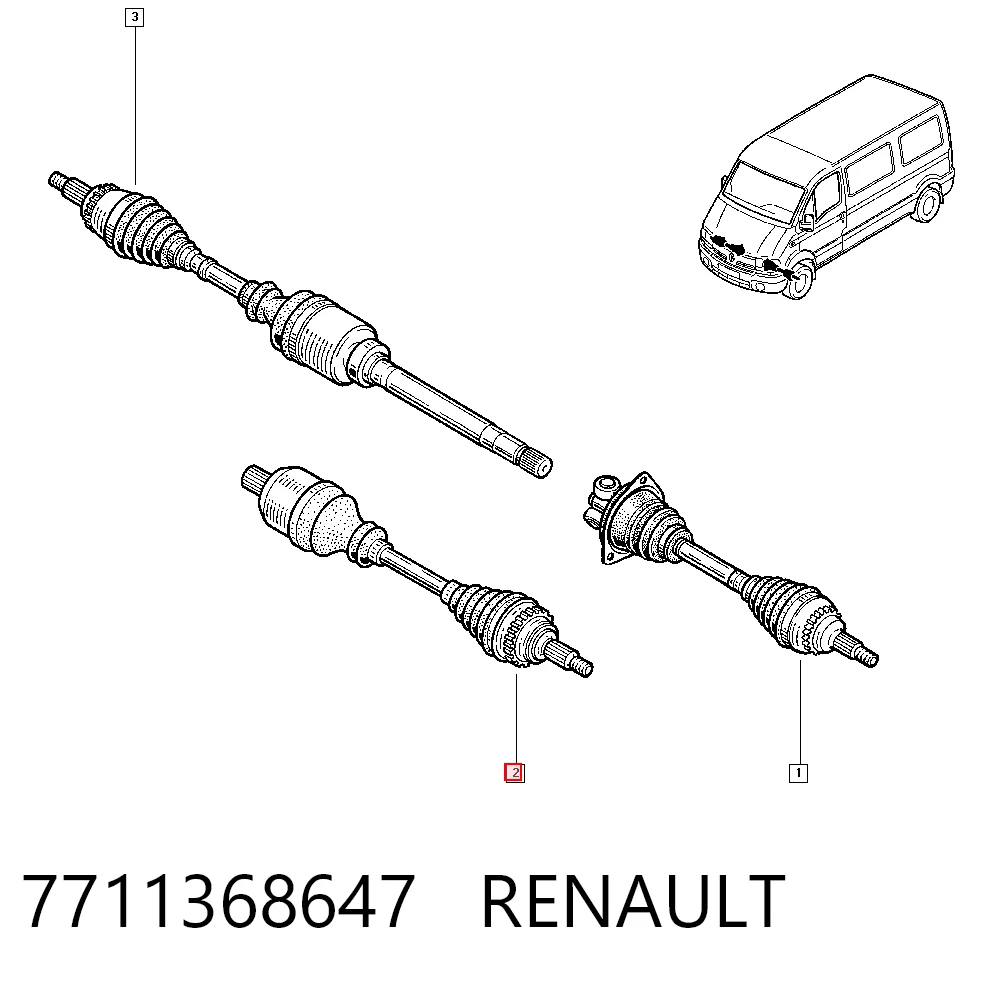 Піввісь передня ліва Maxgear 491050