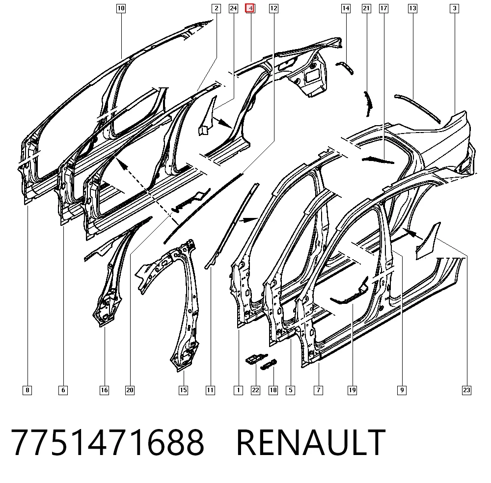 7751471688 Renault (RVI)