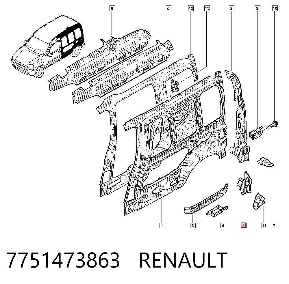 7751473863 Renault (RVI)