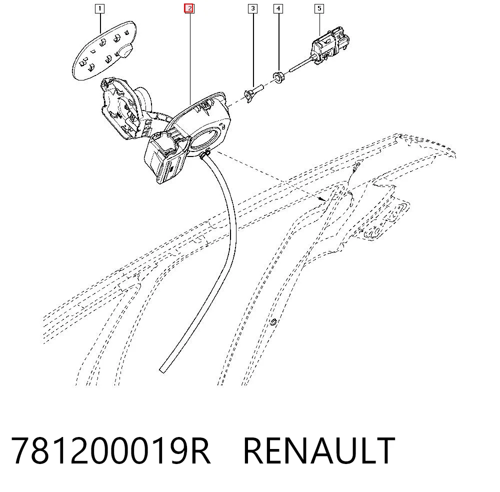 781200019R Renault (RVI) Шланг заливної горловини, паливного бака
