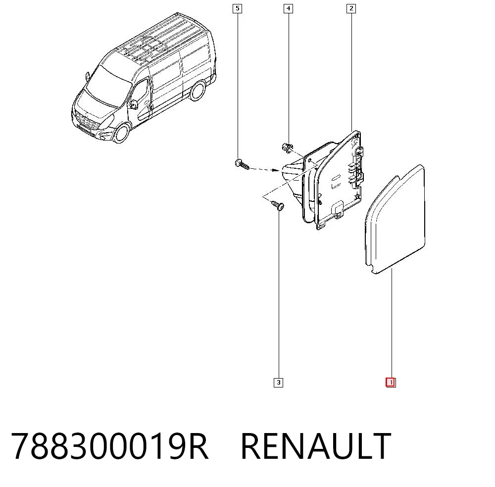 Лючок паливного бака Fast FT10040