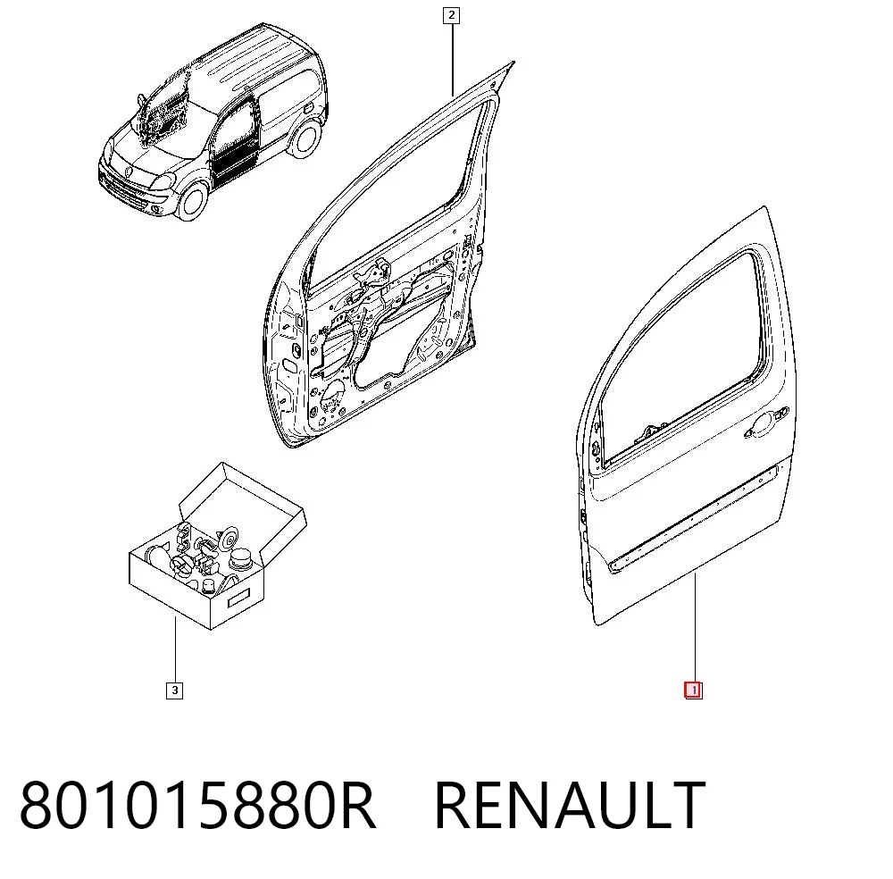 Двері передні, ліві AND 30831075 ціна, від 169.11 USD