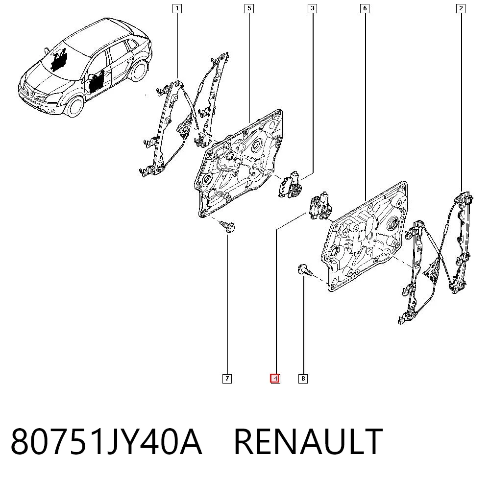 80751JY40A Renault (RVI) 