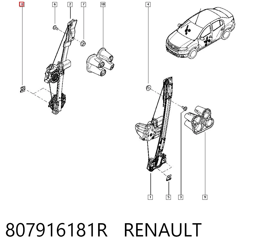 807916181R Renault (RVI)