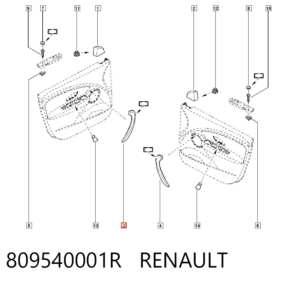 809540001R Renault (RVI) 