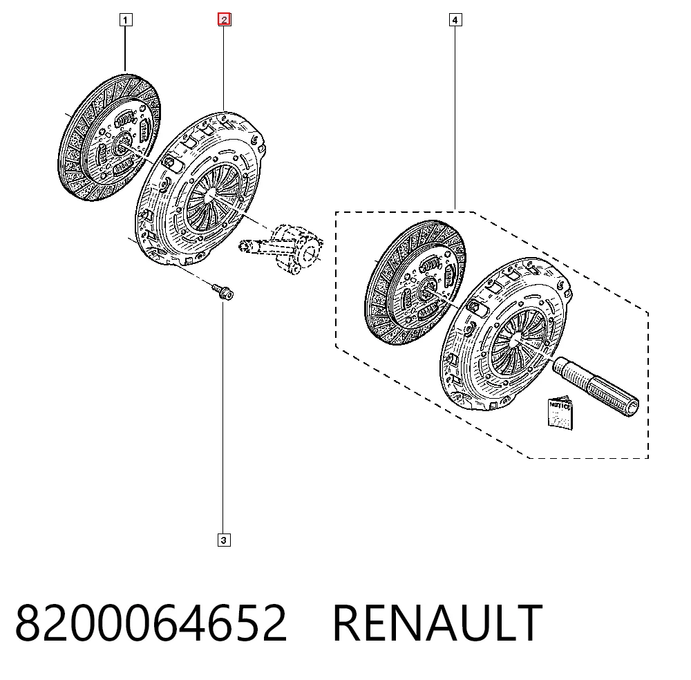 Корзина диска зчеплення Nissan Primastar 