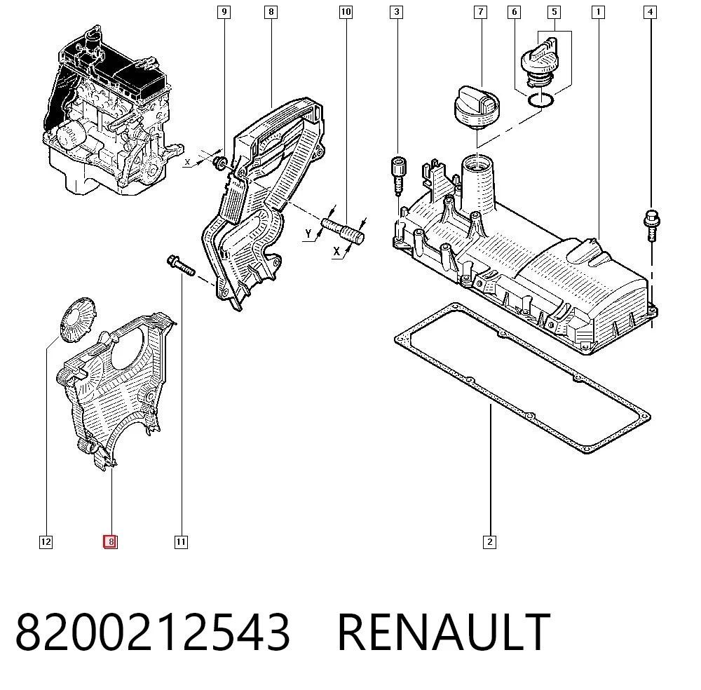 Захист ременя ГРМ, нижній FPS 6010100 ціна, від 8.07 USD